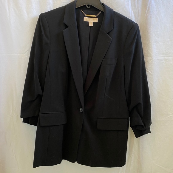 Michael Kors Blazer - Ruched Sleeve - Women's Size: 12 EUC - Picture 2 of 9